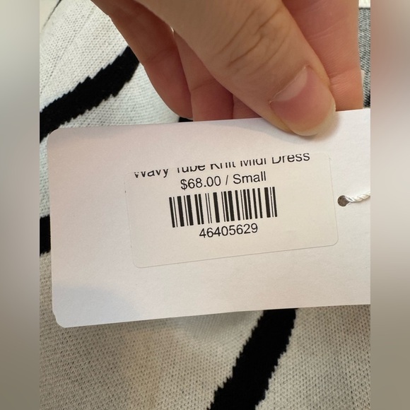 NWT Lena Wave Tube Midi Dress- Small - Picture 8 of 9